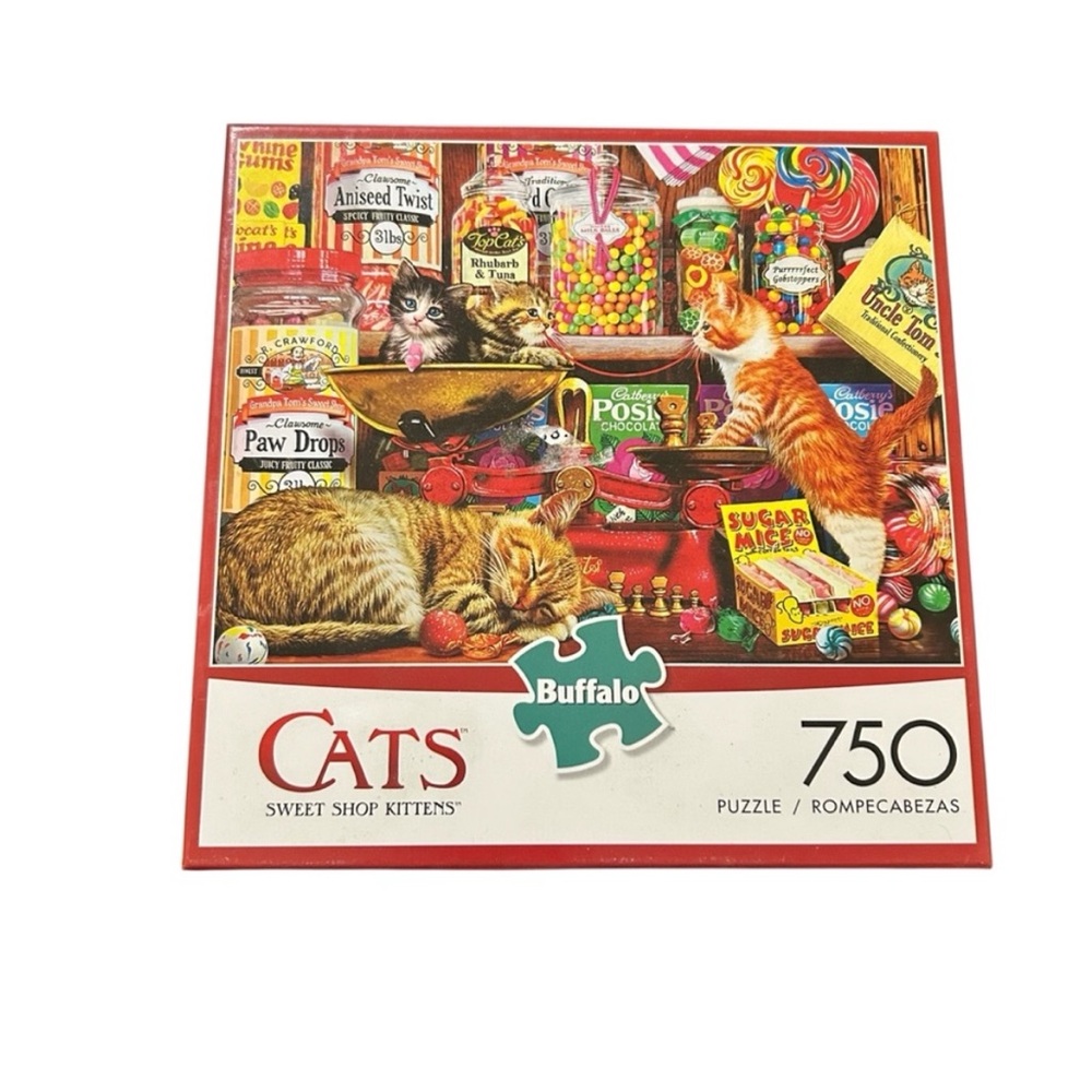 Buffalo David Bitton Colorful Kittens Puzzle Sweet Shop Kittens 750 puzzle